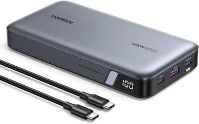 UGREEN Nexode Power-Bank 145W Max 25000mAh externer Akku mit 3 Anschlüsse USB C