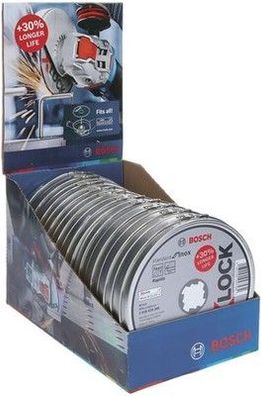 Bosch 10x PRO Stainless Steel and Metal Gebundene, dünn, Ø 115 mm, Zubehör