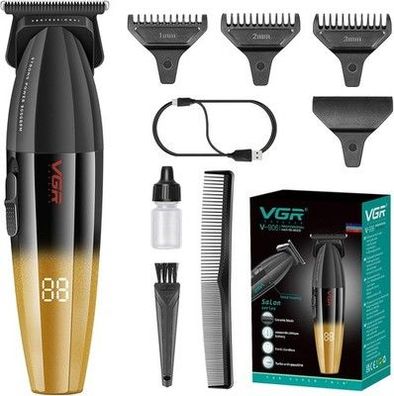 VGR 906 Fresh Fade Professioneller Haarschneider, 9000 U/min, USB, in Gold