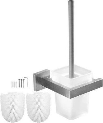 EXLECO Glas Toilettenbürste 2 Ersatzbürste WC Bürste Klobürste Set Badezimmer