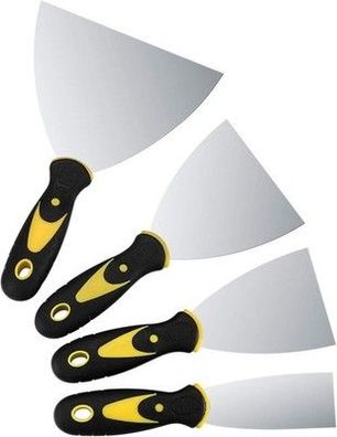 4 Stücke Spachtel Set, Flächenspachtel Trockenbau Werkzeug, Edelstahl