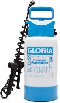 GLORIA FoamMaster FM 30, Schaumsprüher, 3L Füllinhalt, Drucksprüher, 2m Schlauch