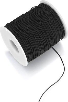 Elastisch Perlenschnur, 1mm x 100m/328ft Elastische Faden Schnurkabel Kabel