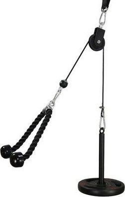 LFJ Fitness Latzug Gym Kabelzug Unterarmtrainer Arm-Krafttraining Trizeps Seil
