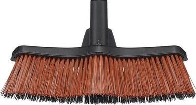 Fiskars Allzweckbesen-Kopf mit Powerclean-Borsten, Breite: 38 cm, M, Kunststoff