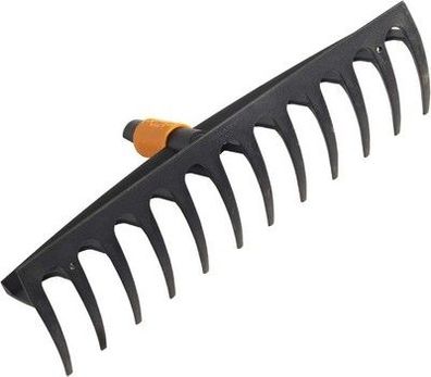 Fiskars Rechen mit 12 Zinken, Werkzeugkopf, Breite: 41 cm, Glasfaserverstärkt
