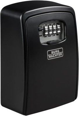 Burg-Wächter Schlüsseltresor mit 4-stelligem Zahlencode, Key Safe 40 SB, Schwarz