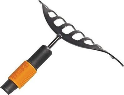 Fiskars Rosenrechen mit 10 Zinken, Werkzeugkopf, Breite: 24,5 cm, Rechen, Garten