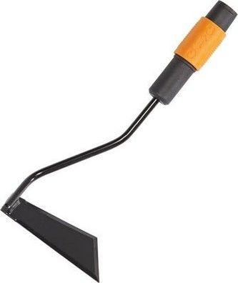 Fiskars Schuffel, Gerätekopf, Breite: 13 cm, Stahl, Schwarz/Orange, QuikFit