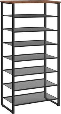 HOOBRO Schuhregal, 8-stöckige hoch Schuhschrank Schuhablage (28,5T x 60B x 126H)