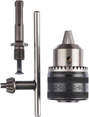 Bosch 3-tlg. SDS plus-Adapter mit Bohrfutter (Ø 1,5–13 mm, Ohne Schlagfunktion)