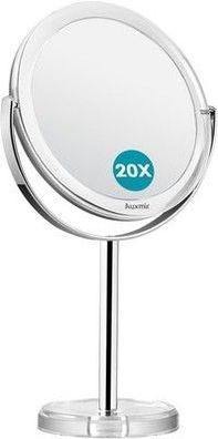 Auxmir Kosmetik-Spiegel Doppelseitiger Schminkspiegel mit 1X/20X Vergrößerung