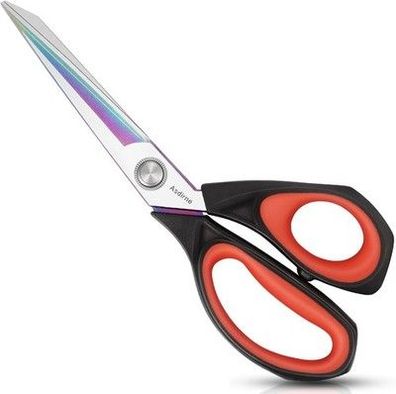 Asdirne Stoff-Schere, Schneidereischere Mehrzweck-Titan-beschichtet, Länge: 25cm