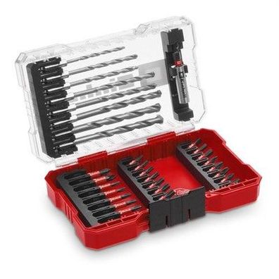 Original Einhell M-CASE 33-tlg. schlagfestes Bit- und Steinbohrer-Set, Zubehör