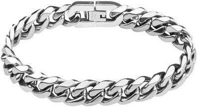Flintronic Armkette Herren Edelstahl, Herren Armband Panzerkette Silber Schmuck