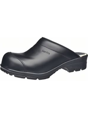 Sanita Herren Sicherheitsclog SB San-Wood-Sb Open Black