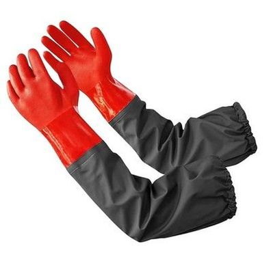 Coopache Wasserdichte Teichhandschuhe Extra Langarm Vollarmhandschuhe Unisex (M)