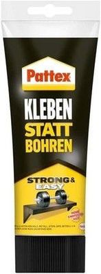 Pattex Montagekleber Kleben statt Bohren, starker Kraftkleber, 250g Tube, Kleber
