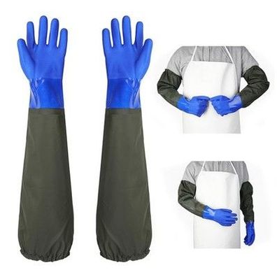 Roysmart Teich-Handschuhe Lang Teichhandschuhe Wasserdicht Beständig Gegen Säure