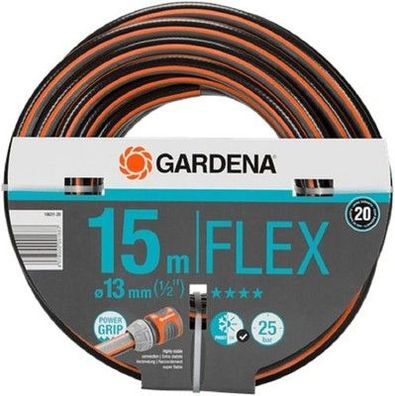 Gardena Comfort FLEX Schlauch 13mm (1/2 Zoll), 15m: Formstabiler, Gartenschlauch
