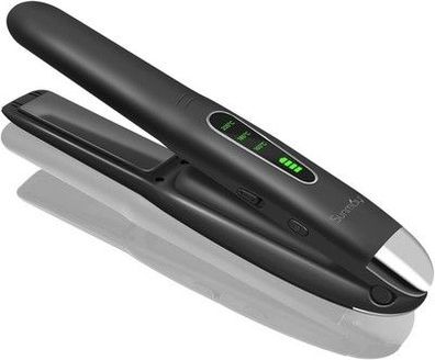 SUNMAY Voga Glätteisen Kabellos mit 5000mAh Akku, Titan Haarglätter (Schwarz)