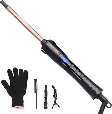 Lockenstab 9mm, Vierkantrohr Lockenstäbe Keramik Dünner Lockenstab Lockenwickler