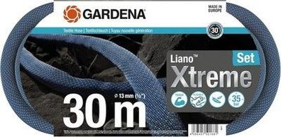 Gardena Liano Xtreme 1/2 Zoll 30m Set: Extrem robuster Gartenschlauch (18477-20)