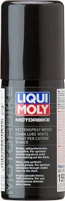LIQUI MOLY Motorbike Kettenspray weiß | 50 ml | Motorrad Haftschmierstoff - 1592