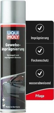 LIQUI MOLY Imprägnierspray, 400ml, Pflegespray, Imprägnierung von Cabrio-Verdeck
