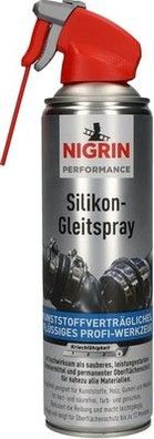 NIGRIN HyBrid Silikon-Gleitspray, kunststoffverträglich, flüssig, 500 ml