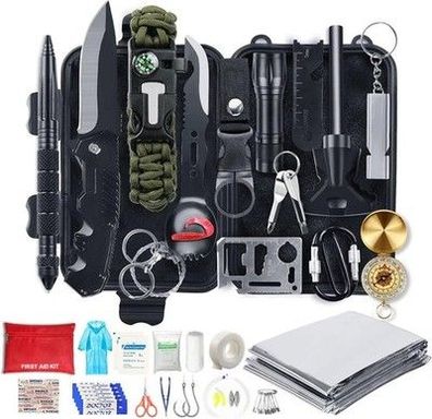 Survival Kit, 54-in-1 Erste Hilfe Set Auto Outdoor Zuhause, Notfall Ausrüstung