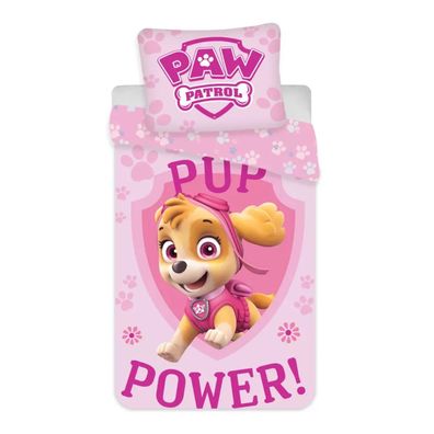 Paw Patrol Kinder Bettwäsche Set Bettbezug Kissenbezug Baumwolle 100 × 135 cm