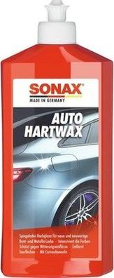 SONAX AutoHartWax (500 ml) flüssiges Hartwachs, für neue Bunt- & Metallic-Lacke