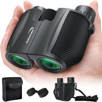 Aurosports 10x25 Kompakt Fernglas Kinder & Erwachsene, Vogelbeobachtung, Outdoor