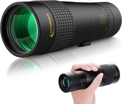 Aurosports 10-30x40 Zoom Monokular Teleskop, Bak4 Prisma Dual Fokus, Fernglas