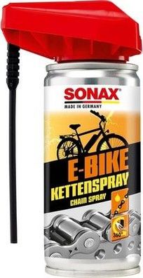 SONAX E-BIKE Ketten-Spray mit EasySpray (100 ml) reinigt, schützt & schmiert