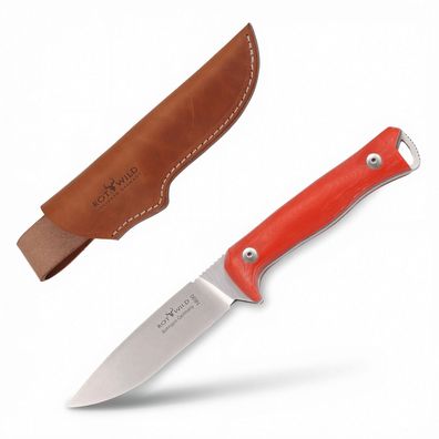Rotwild Sperber Jagdmesser Micarta Orange / Messermanufaktur Otter aus Solingen