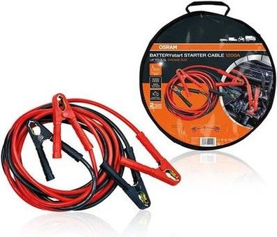 Osram OSC500A Starter Kabel, Starthilfekabel Für Benzin und Dieselmotoren, KfZ