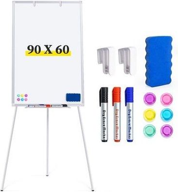 Maxtek ?Flipchart Ständer Whiteboard, 90X60cm Magnetisches Tragbares Trocken