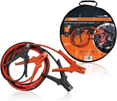 Osram OSC160 Starter Cable, Starthilfekabel Für Benzin und Dieselmotoren, 6/12V