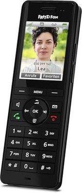 AVM FRITZ!Fon X6 Black DECT-Komfort-Telefon (Farbdisplay) schwarz, deutsch