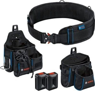 Bosch Professional ProClick Werkzeuggürtel-Set mit 1x Gürtel 93 (Größe S/M)