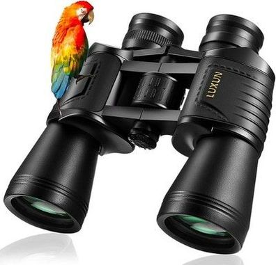 LUXUN 10x50 Fernglas für Erwachsene mit Nachtsicht, BAK4 Prism HD, Jagd Wandern