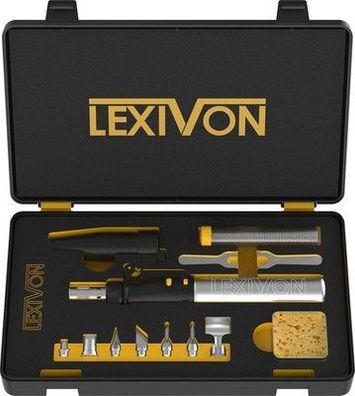 Lexivon Butan Lötkolben Kit | Kabellos Gas löt, Selbstentzündende 600-1300°C