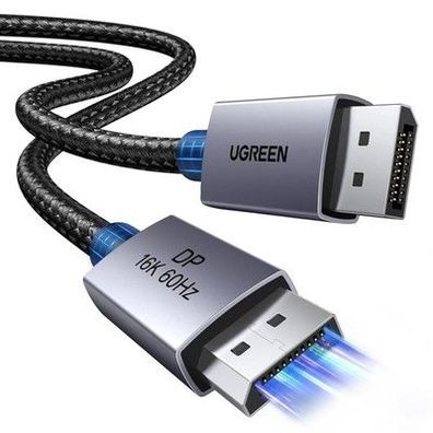 UGREEN 2M 16K Displayport Kabel 2.1 16K 10K 60Hz 8K 120Hz 4K 240Hz 165Hz 144Hz