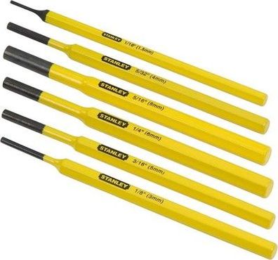 Stanley Splinttreiber-Set 6-teilig (gehärtet, 1.5 / 3 / 4 / 5 / 6 / 8mm Splints)
