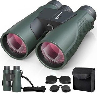 15x56 HD Fernglas Erwachsene - Large View Fernglas mit klaren Low Light Vision