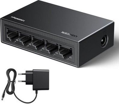 UGREEN LAN Switch 5-Port Netzwerk Switch Gigabit Switch 10/100/1000Mbps, TV