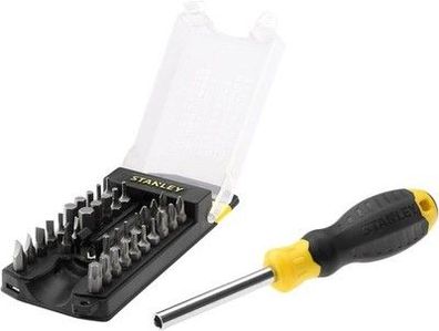 Stanley STHT0-70885 Multibit- Schraubendreher-Set, 34 teilig, 7,5 x 5 x 23 cm