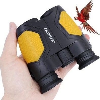 QUNSE 12x25 Kompakt Fernglas Kinder Erwachsene Ferngläser Klein mit Nachtsicht